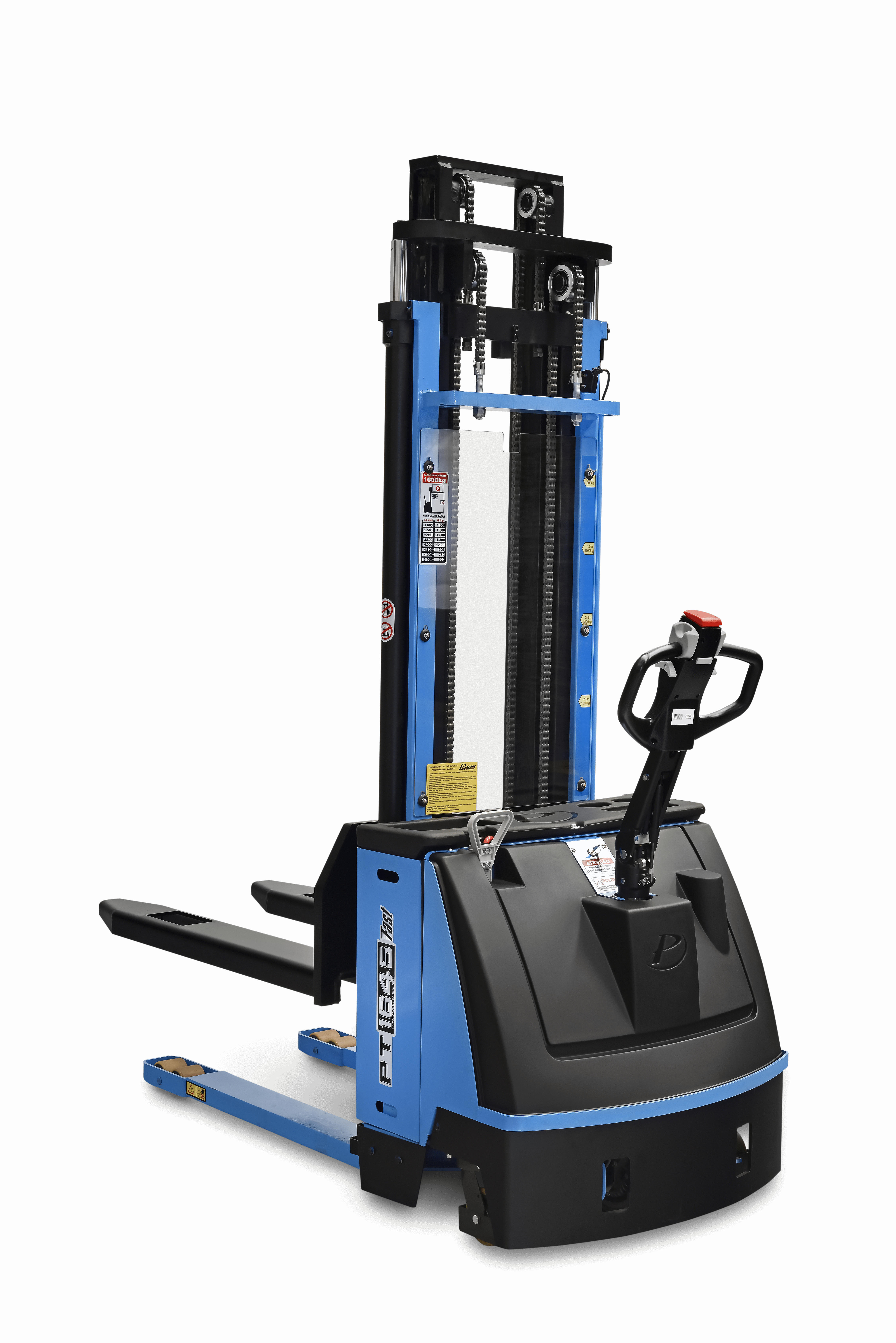 Empilhadeira Elétrica Patolada Paletrans PT1645 Fast – 1.6 Ton – 4.5 Metros - Imagem 2