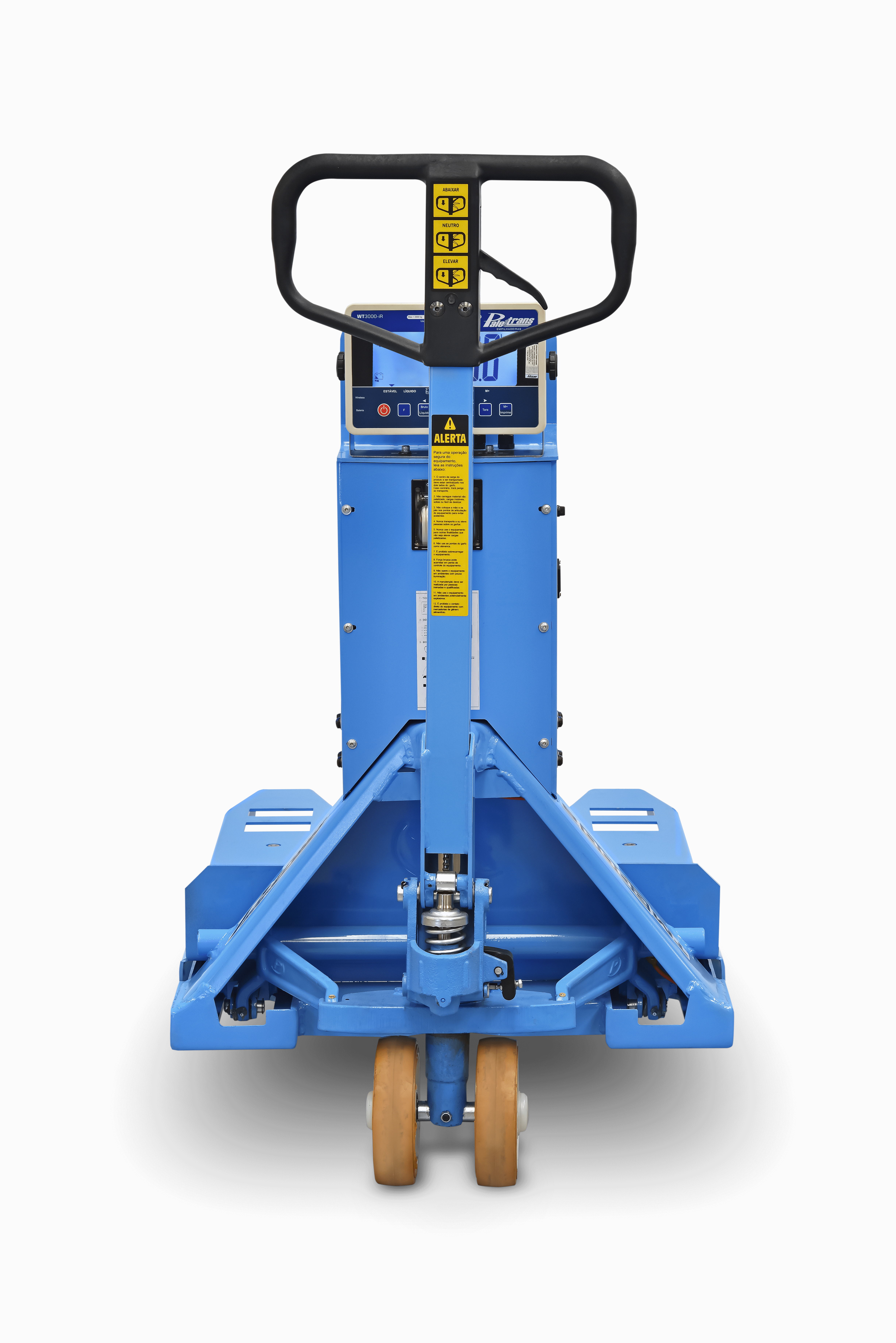 Transpalete Balança Paletrans TM2000B SP- 2.2 Ton – Roda Simples Poliuretano / Impressora na coluna - Imagem 5