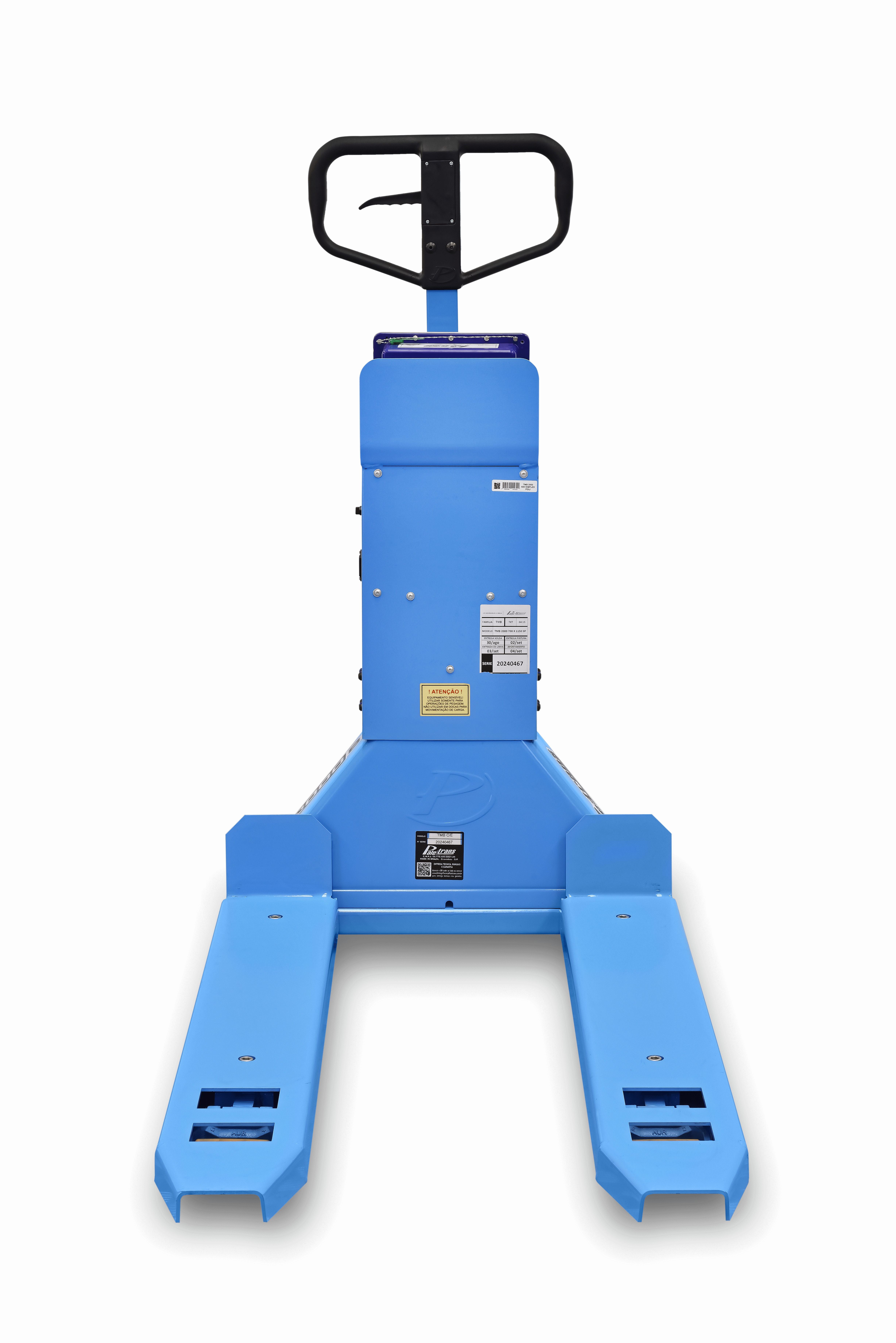 Transpalete Balança Paletrans TM2000B SP- 2.2 Ton – Roda Simples Poliuretano / Impressora na coluna - Imagem 10