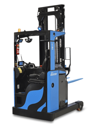 Empilhadeira Elétrica Retrátil Paletrans PR1710i – 1,7 Ton – 10 Metros c/ Deslocador Lateral