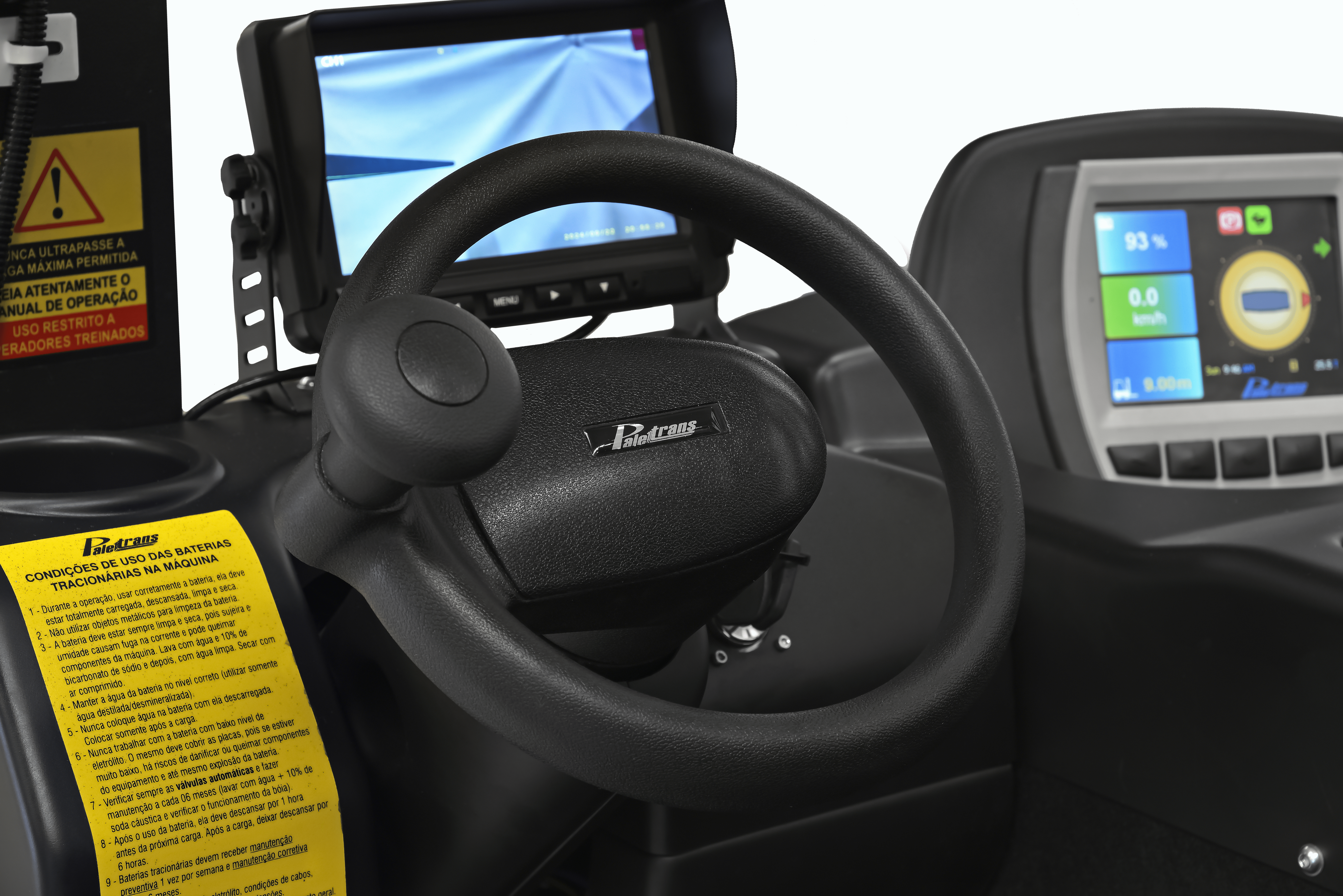 Empilhadeira Elétrica Retrátil Paletrans PR1780i – 1.7 Ton – 8 Metros c/ Deslocador Lateral - Imagem 9